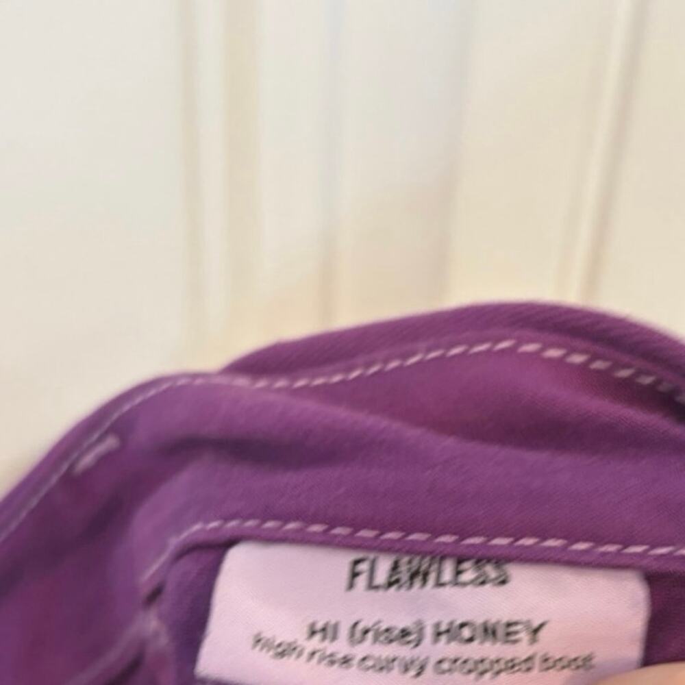 Joes‎ Jeans Purple Flawless High Rise Honey Curvy Cropped Boot Jeans Size 29 - Picture 6 of 8